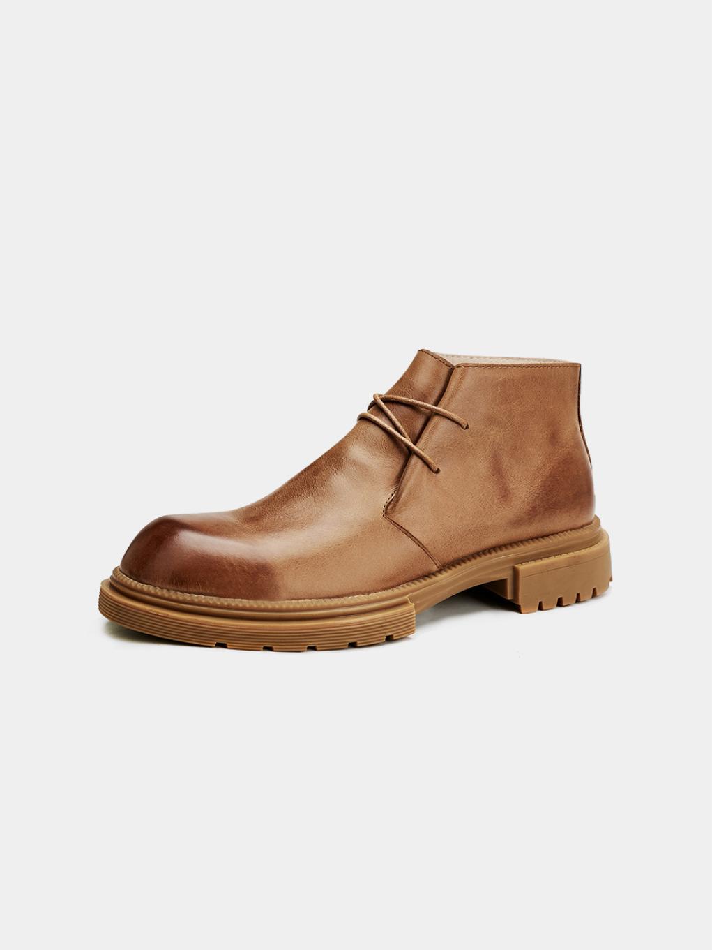 Cowhide Fleece-Lined Work Boots BF02 - Trostoo