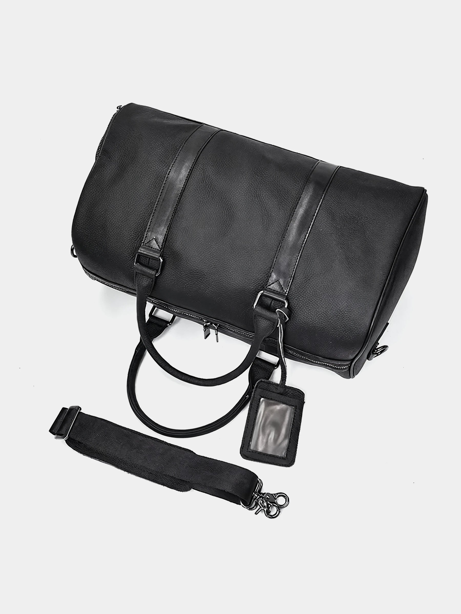 Leather Weekend Holdall D02
