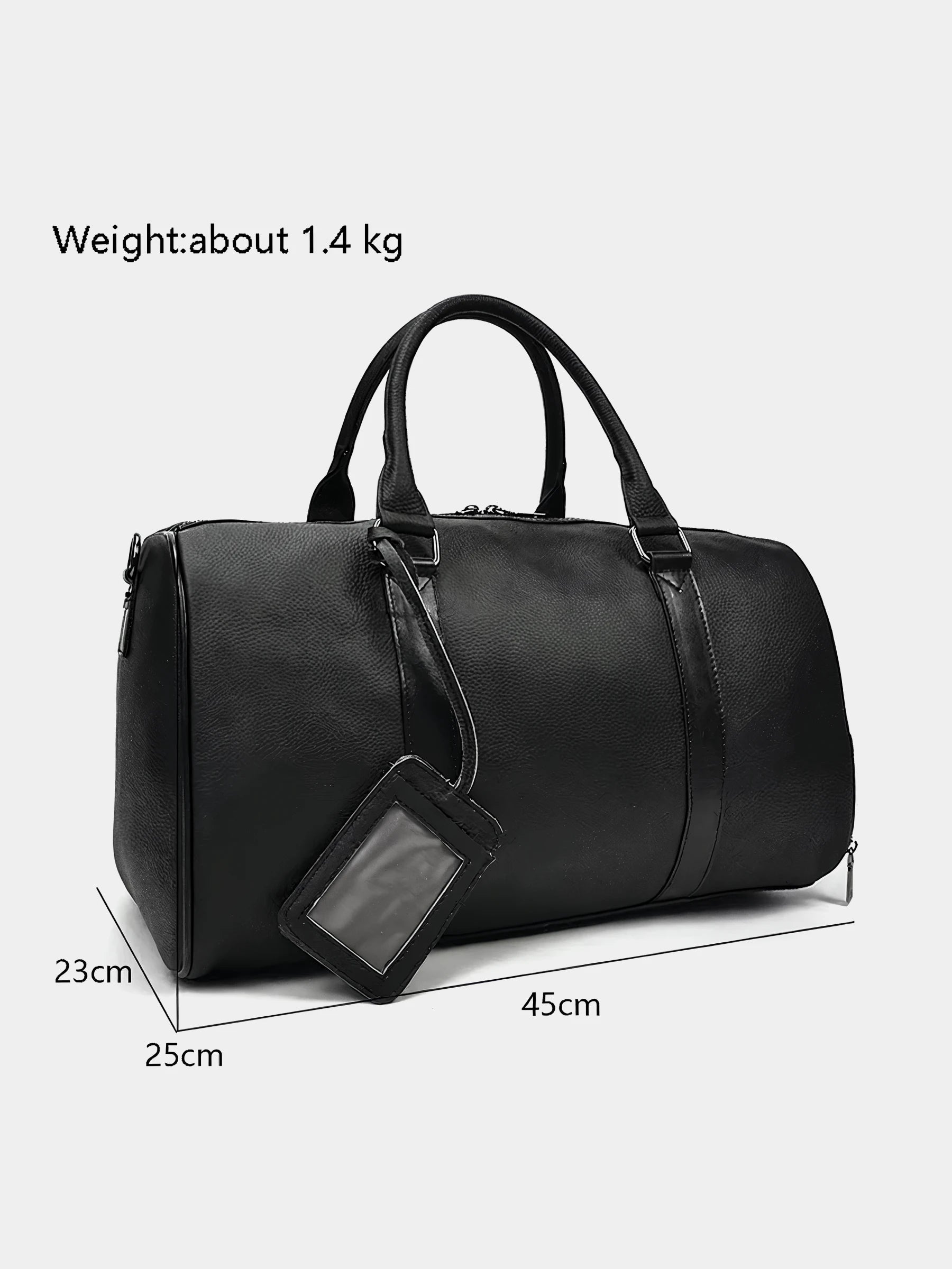 Leather Weekend Holdall D02