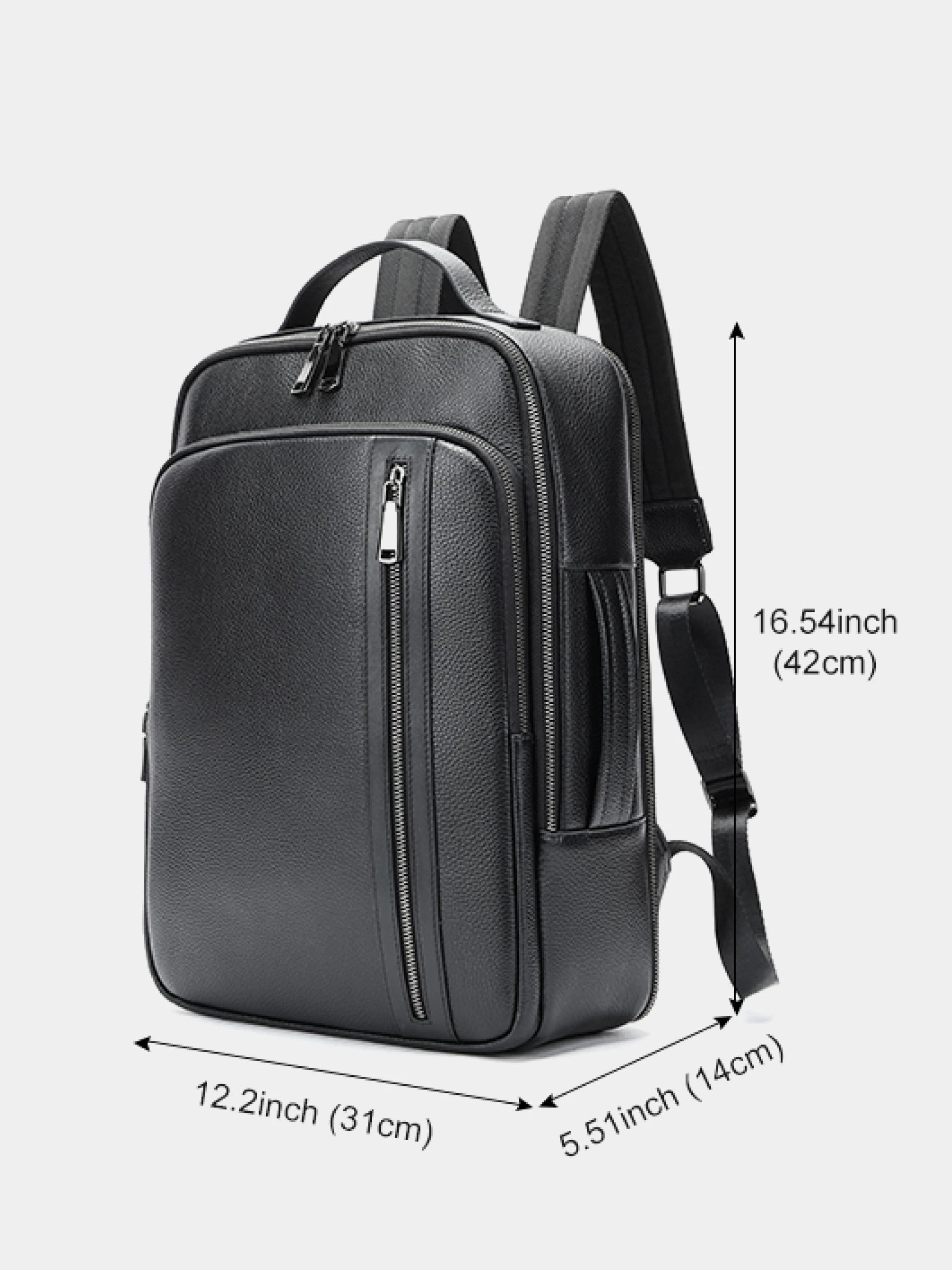 Leather Travel Executive Backpack T08