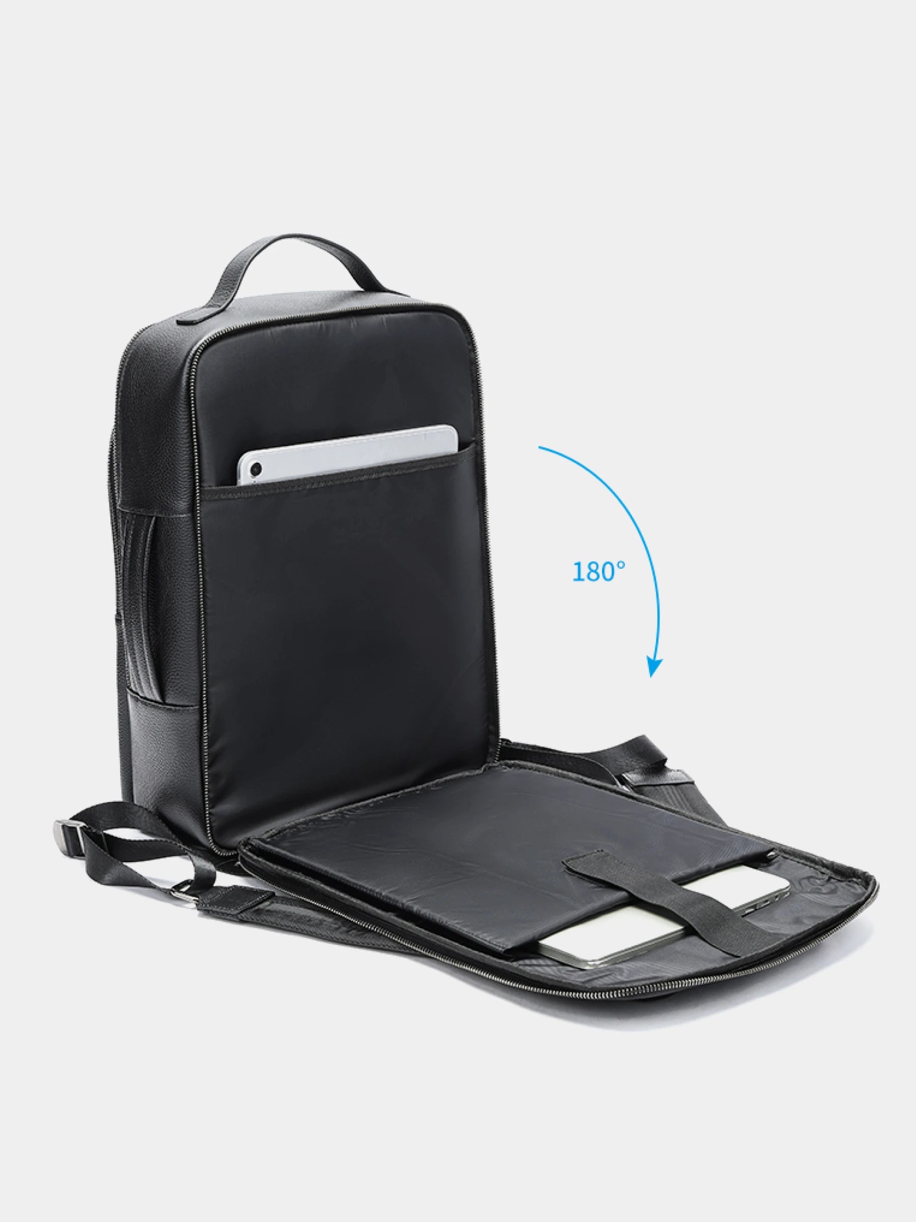 Leather Travel Executive Backpack T08