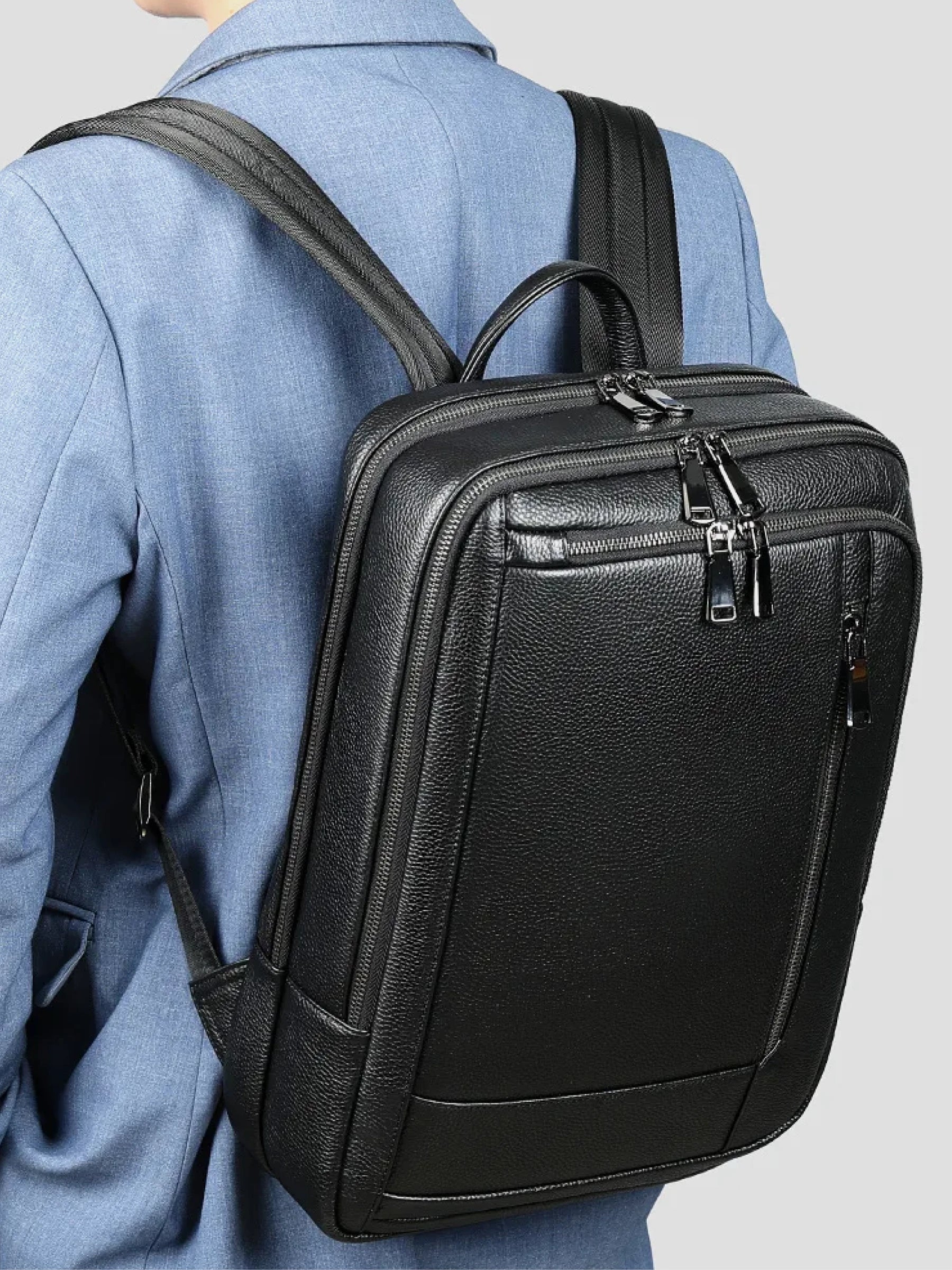 Leather Executive Backpack T09