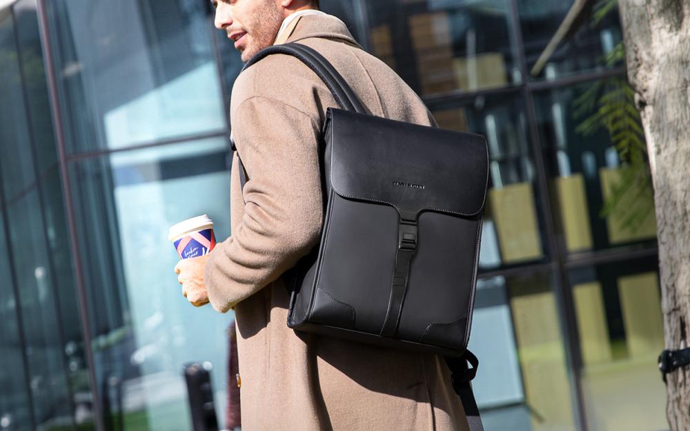 Magnetic Buckle Laptop Backpack T22 - Trostoo