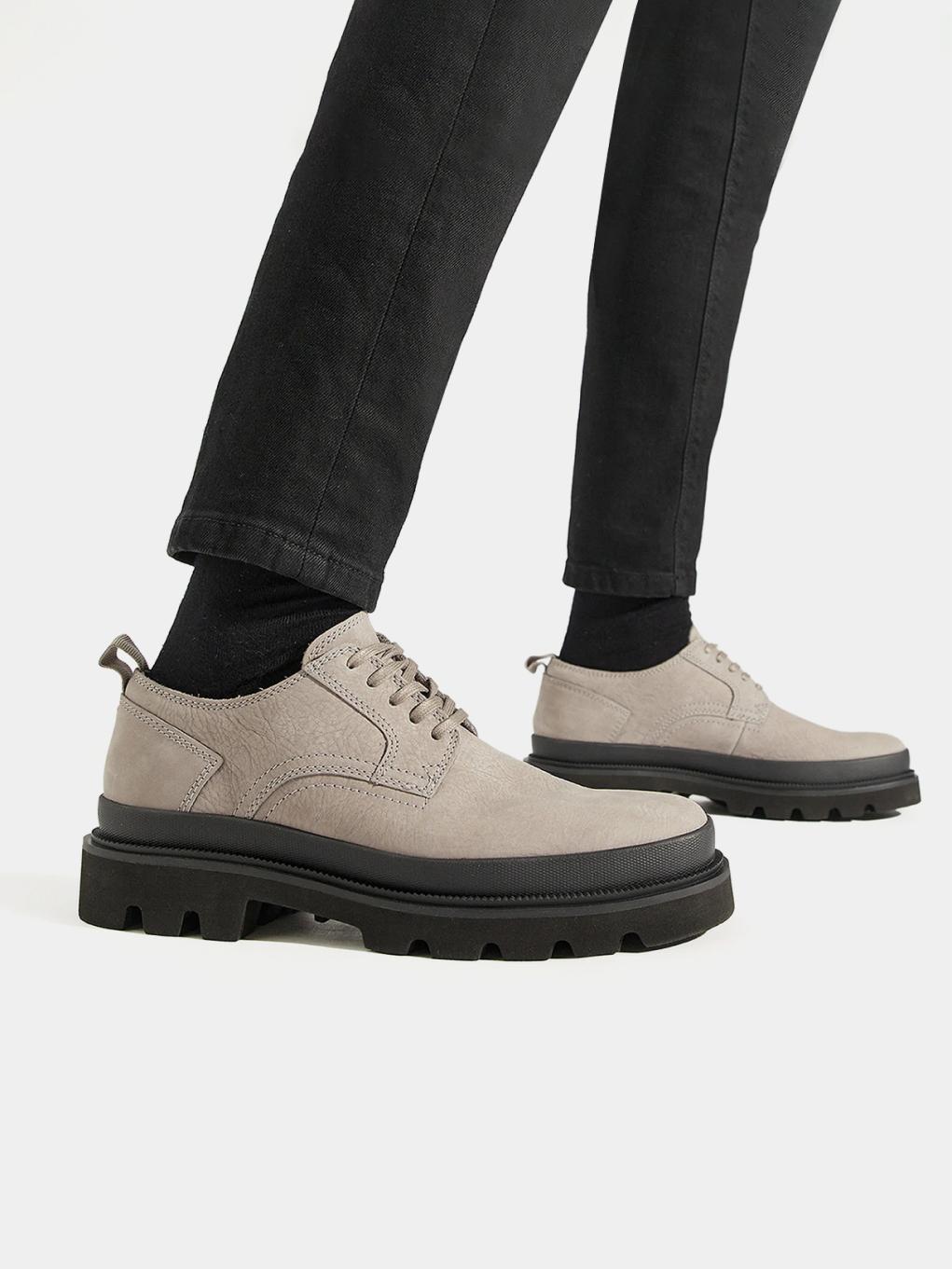Nubuck Derby Shoes DS01 - Trostoo
