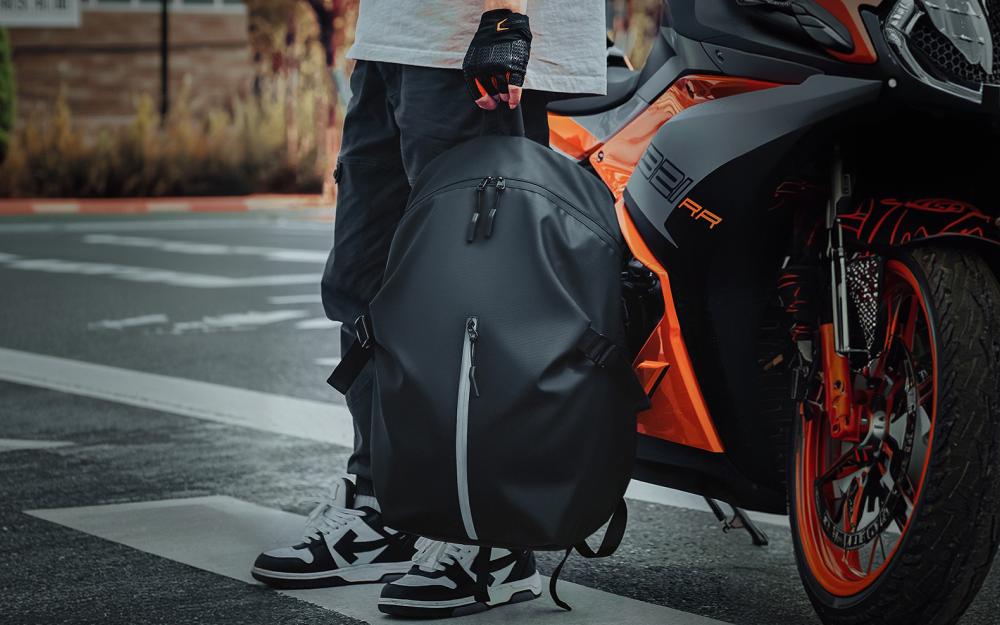 Oxford Waterproof Motorcycle Helmet Backpack M1 - Trostoo