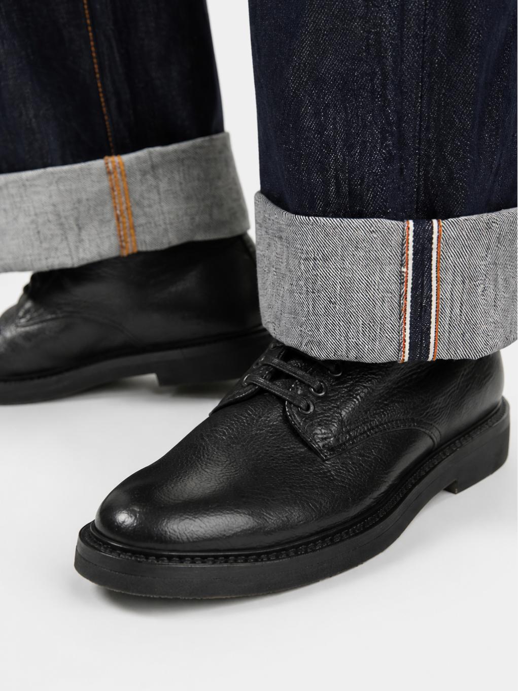 Pebbled Leather Workwear Boots BF06 - Trostoo