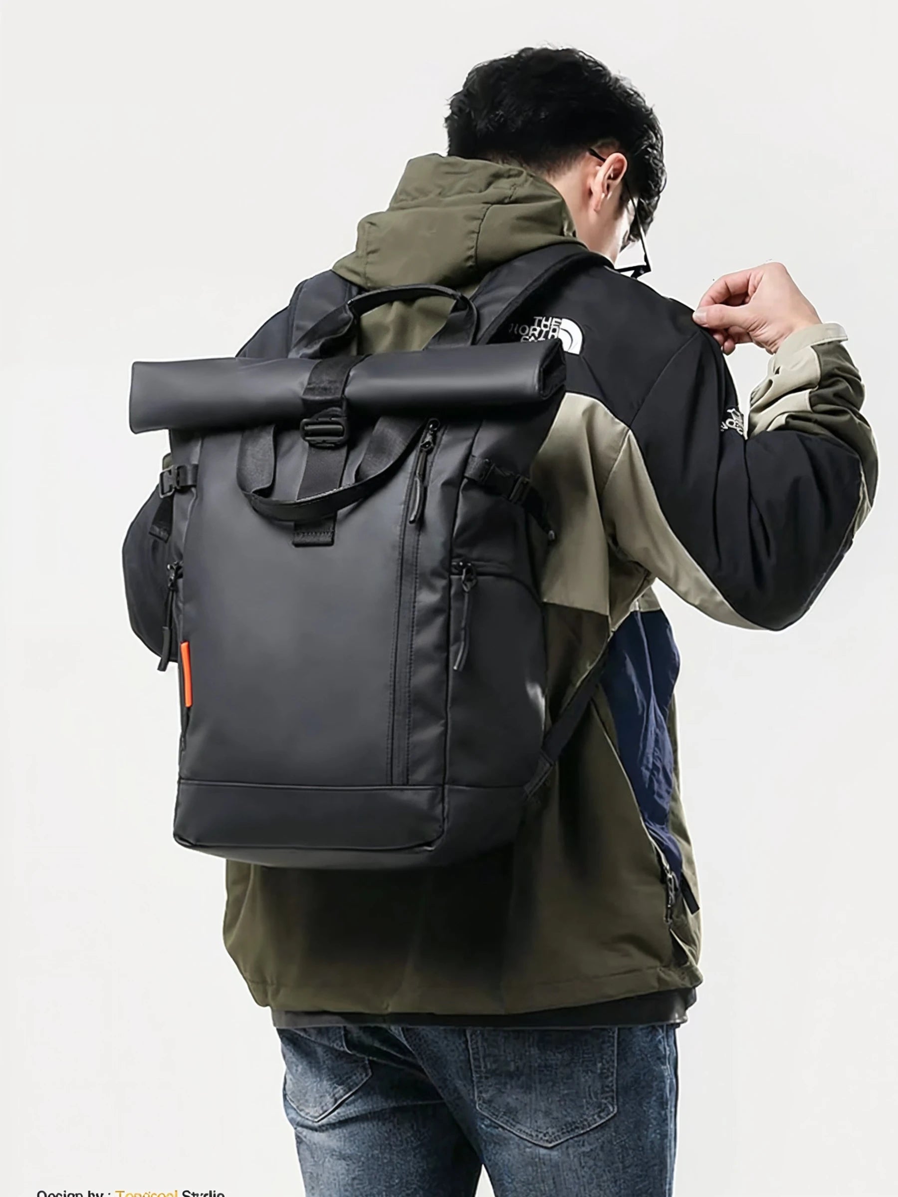 Rolltop Travel Backpack T12