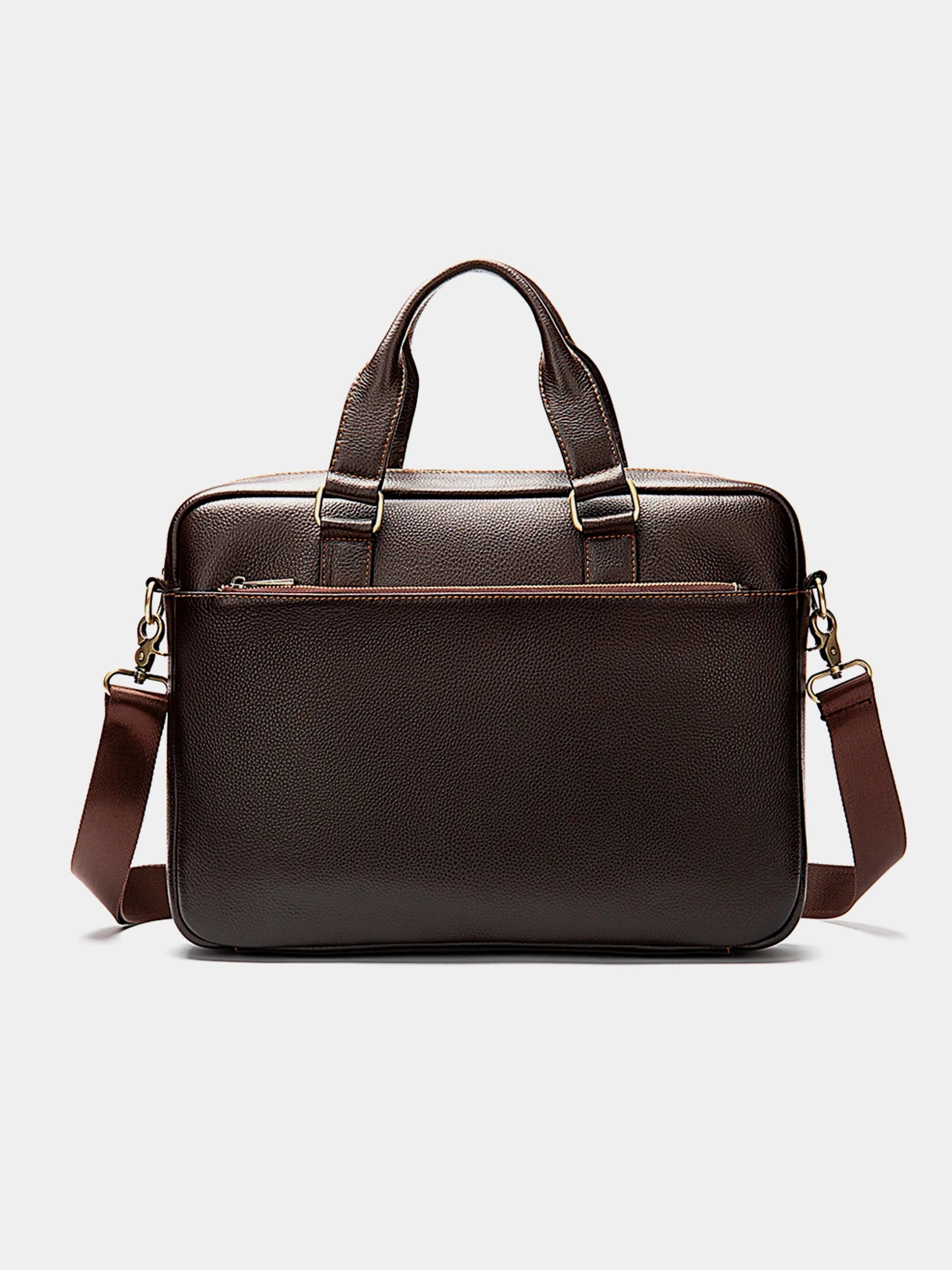 Slim Leather Laptop Briefcase P04
