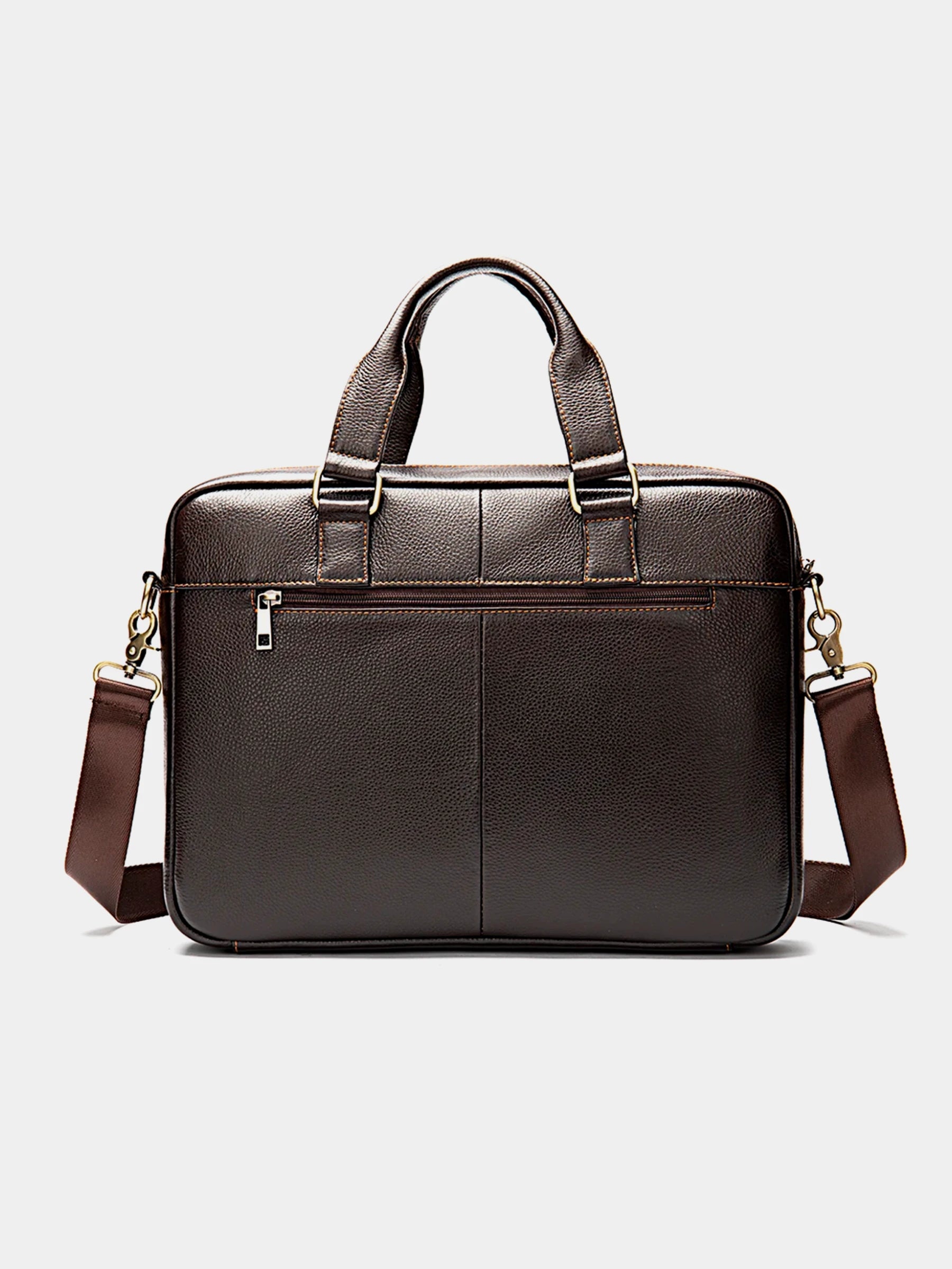 Slim Leather Laptop Briefcase P04