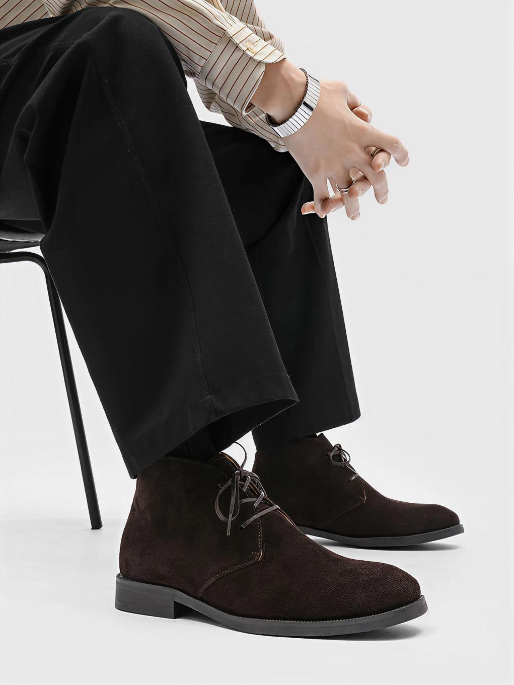 Suede Chukka Boots BF03 - Trostoo