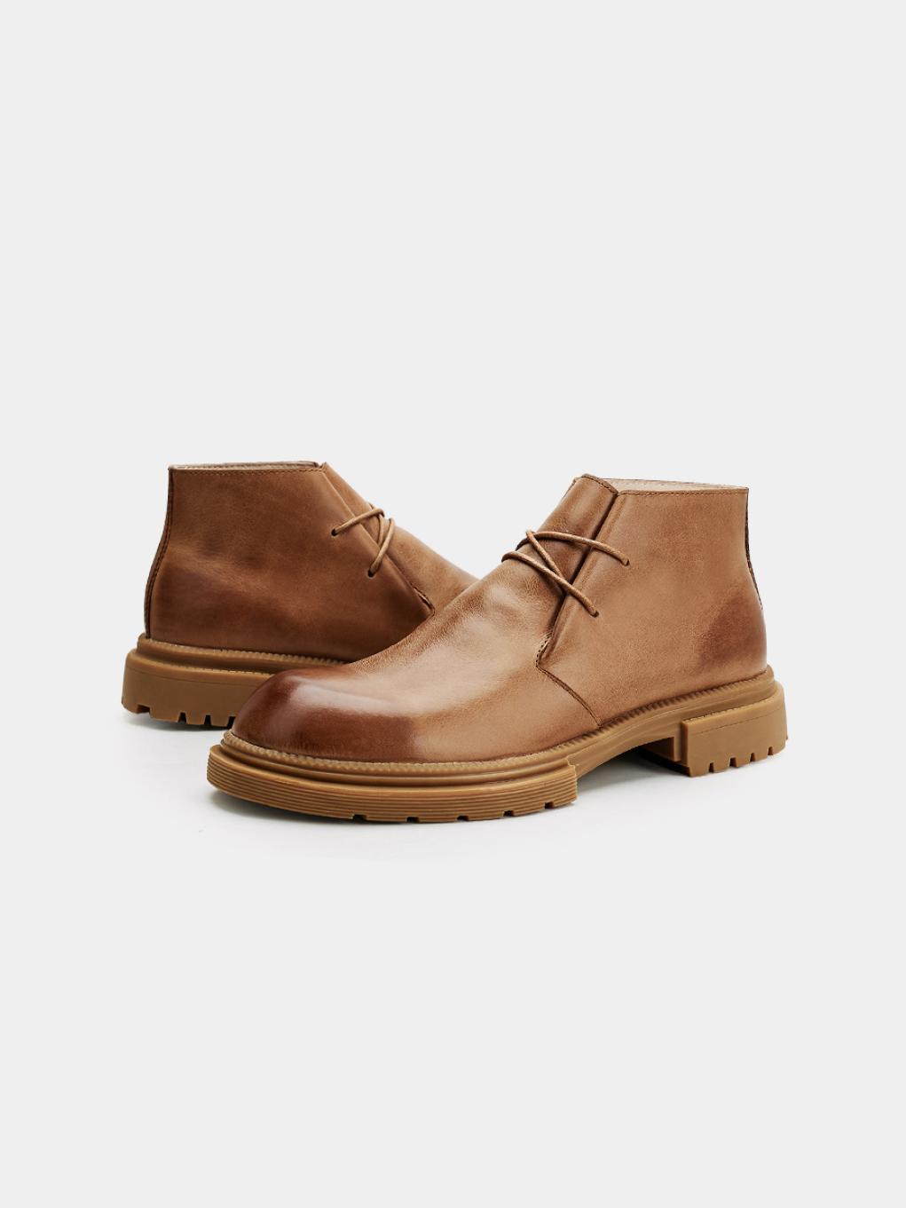Cowhide Fleece-Lined Work Boots BF02 - Trostoo
