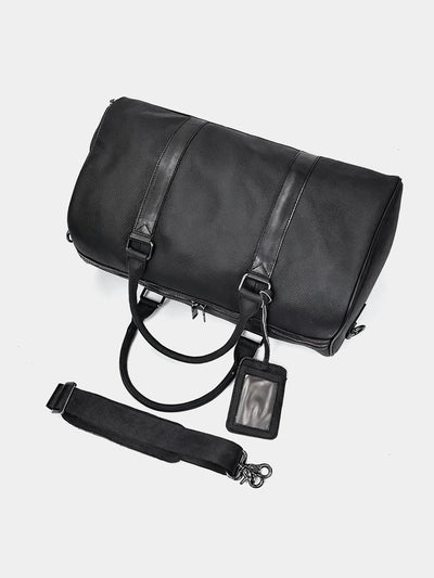 Leather Weekend Holdall D02