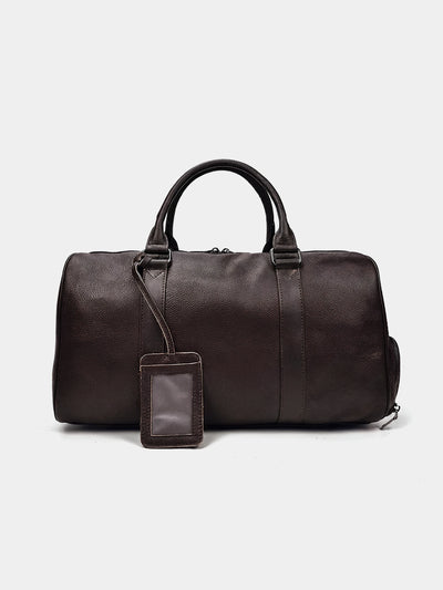 Leather Weekend Holdall D02