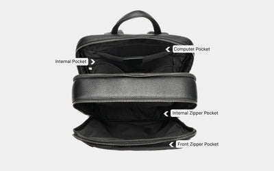 Leather Executive Backpack T09