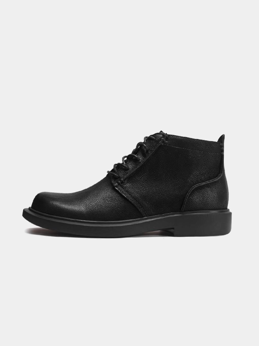 Pebbled Leather Chukka Boots BF05 - Trostoo