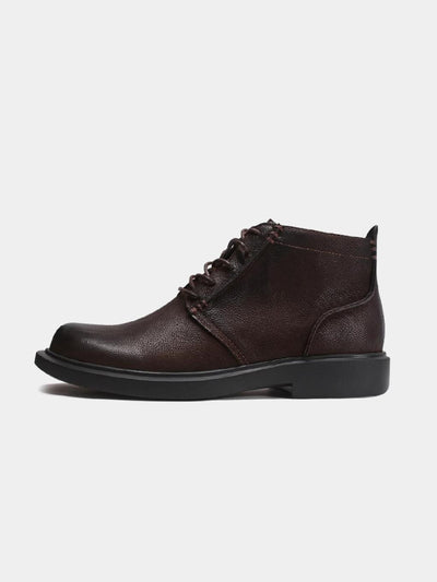 Pebbled Leather Chukka Boots BF05 - Trostoo