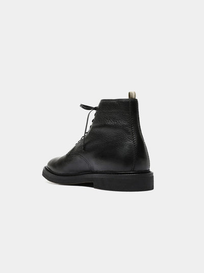 Pebbled Leather Workwear Boots BF06 - Trostoo