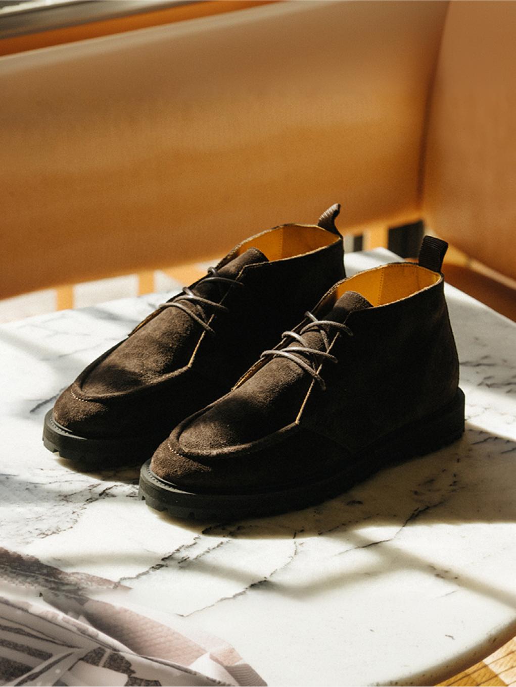 Suede Chukka Boots BF04 - Trostoo