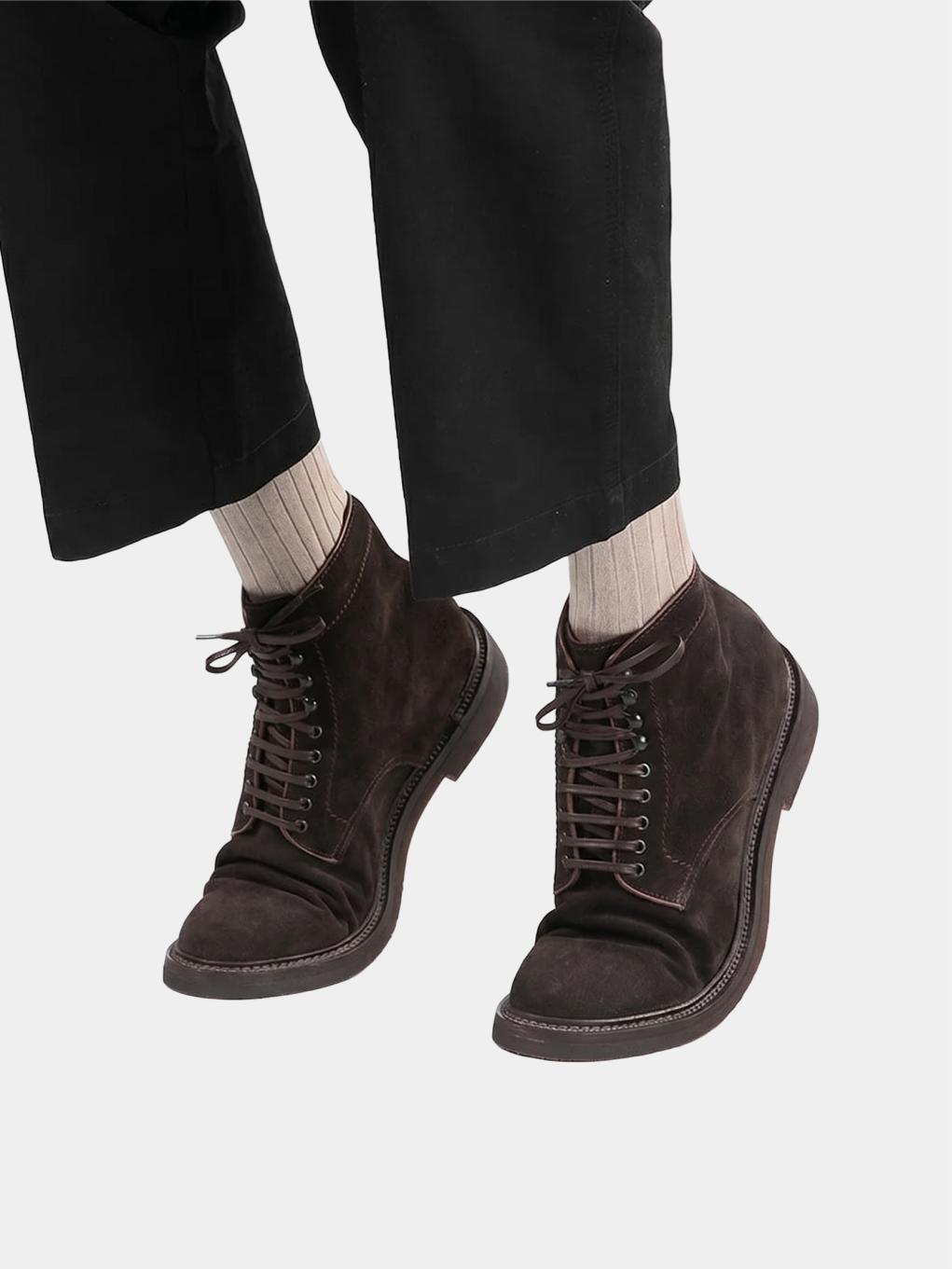 Suede Lace-Up Desert Boots BF01 - Trostoo