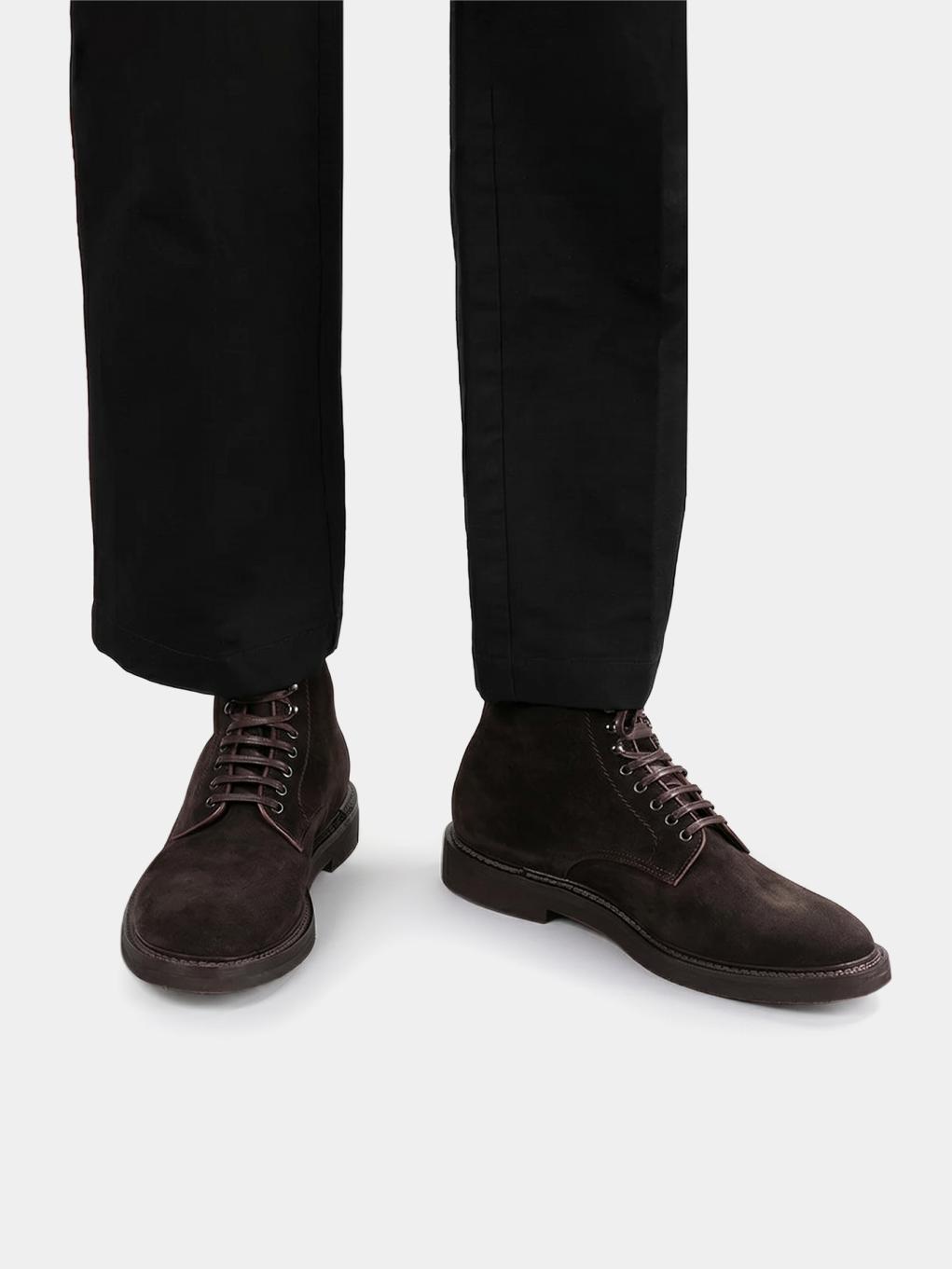 Suede Lace-Up Desert Boots BF01 - Trostoo