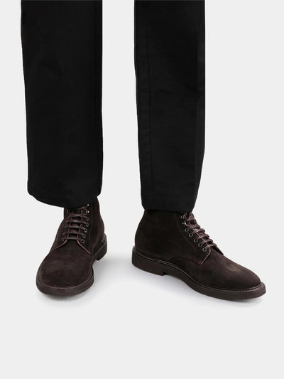Suede Lace-Up Desert Boots BF01 - Trostoo